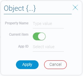 Settings of the object in JSON constructor