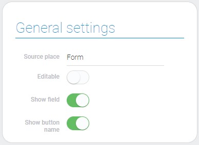 General settings of constructor type