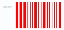 The example of the barcode