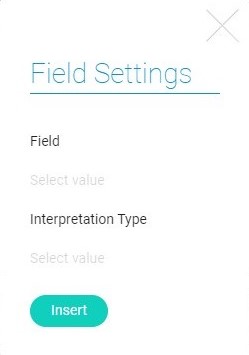 Field settings