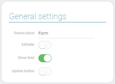 General settings of calculator style