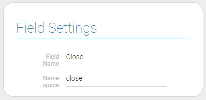 Settings of close field