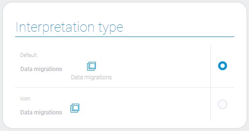 Types of data migrations interpretation