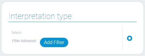 Types of advanced filter interpretation