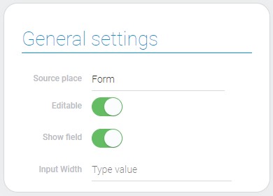 General settings of item remote update style