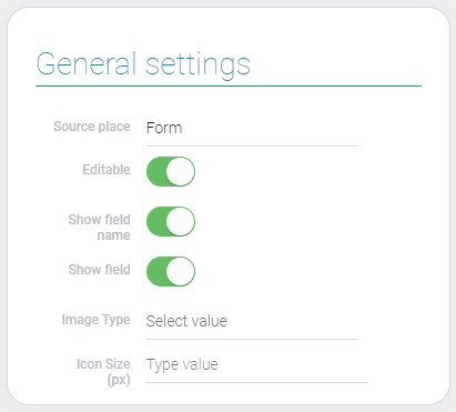 General settings of radio icon style