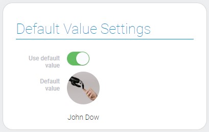 Settings of user default value