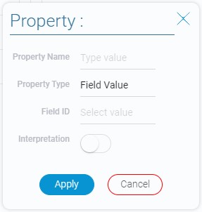 Settings of field value type property