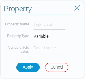 Settings of variable type property