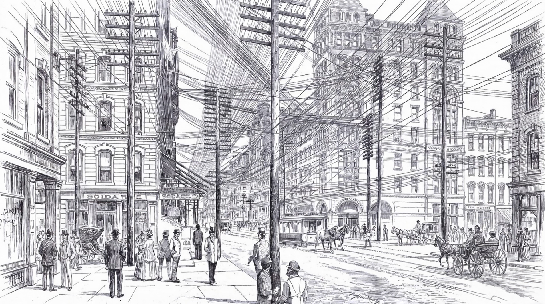 The streets of eighteenth-century New York
