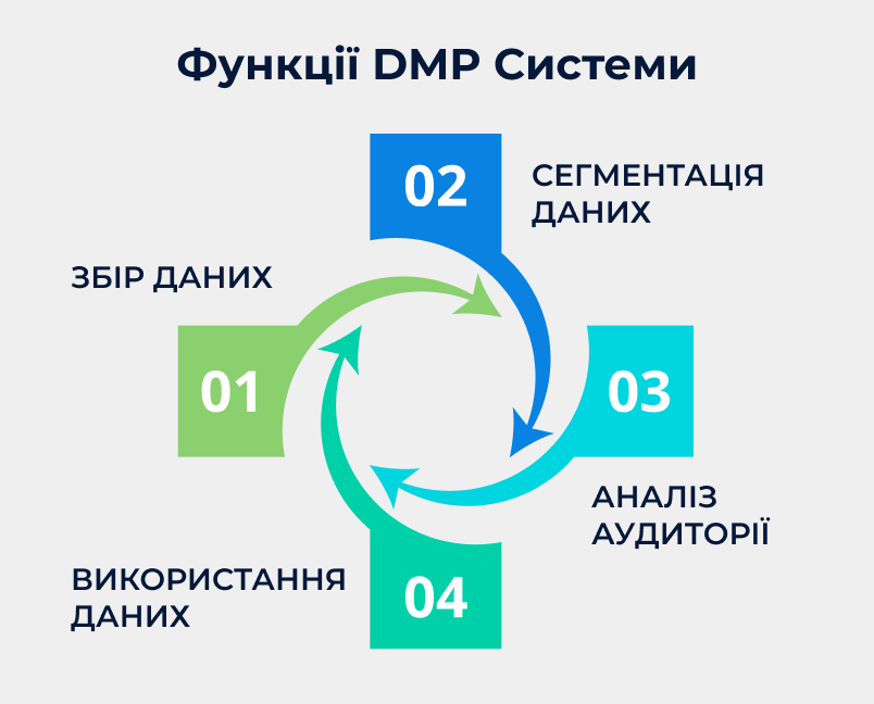 What are the functions of the DMP system?