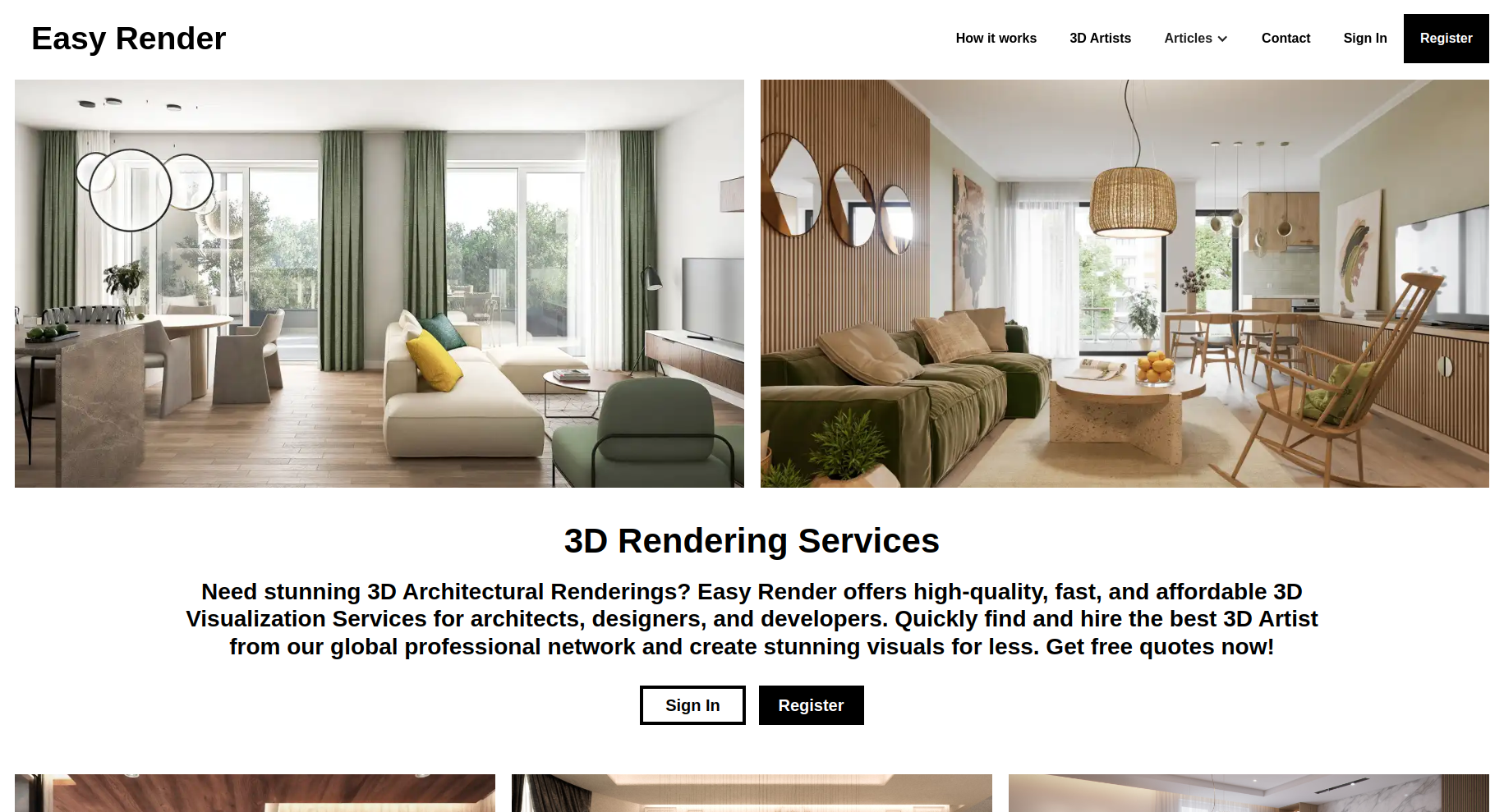 VRender Easy Render